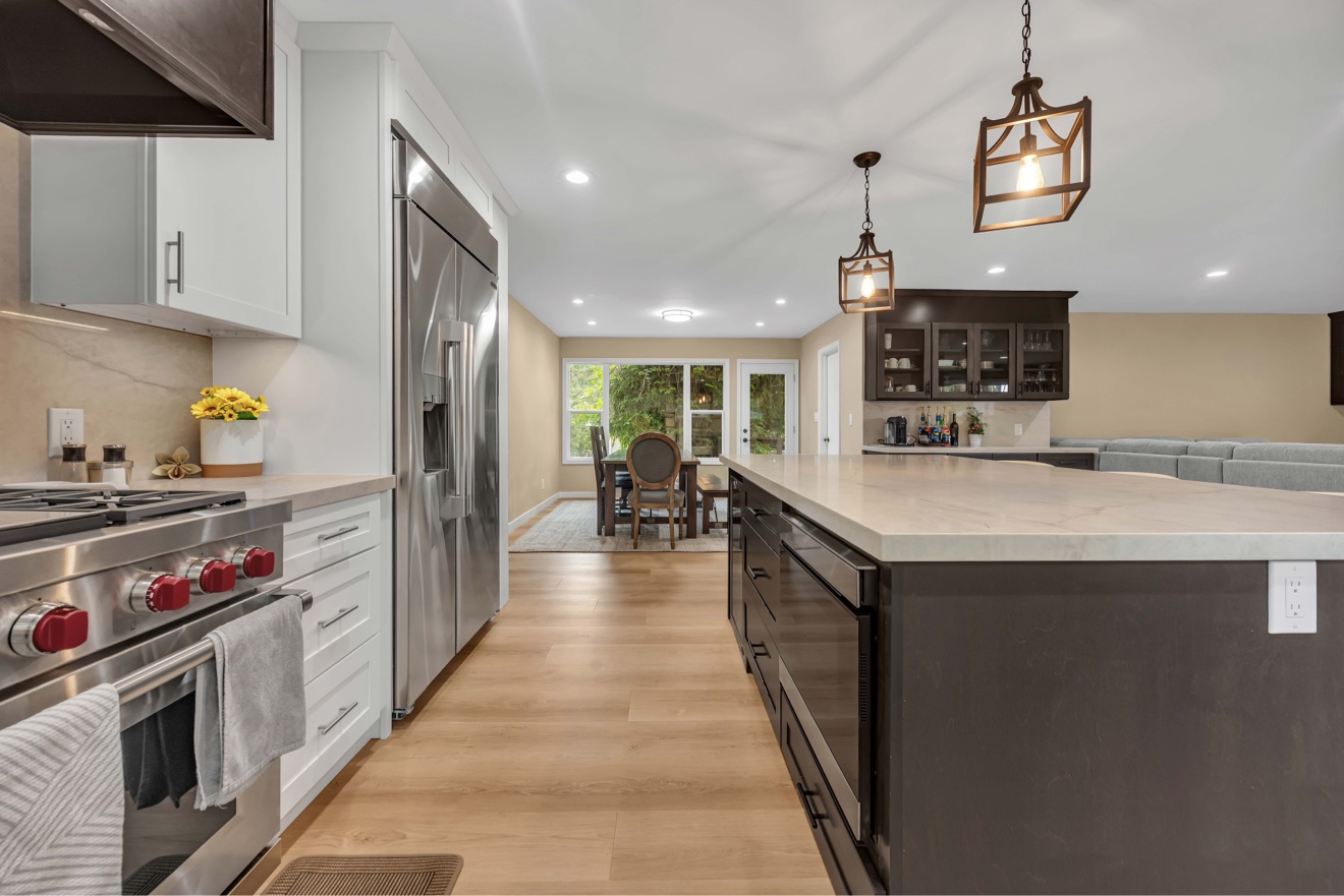 Kitchen coffee station, Castro Valley remodel