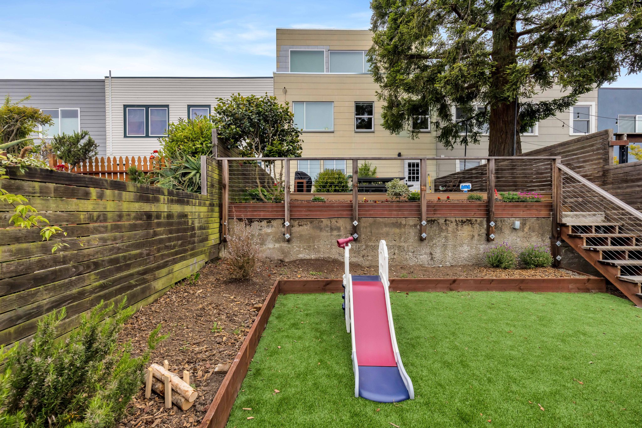 Detroit St, San Francisco — Backyard & Hardscape