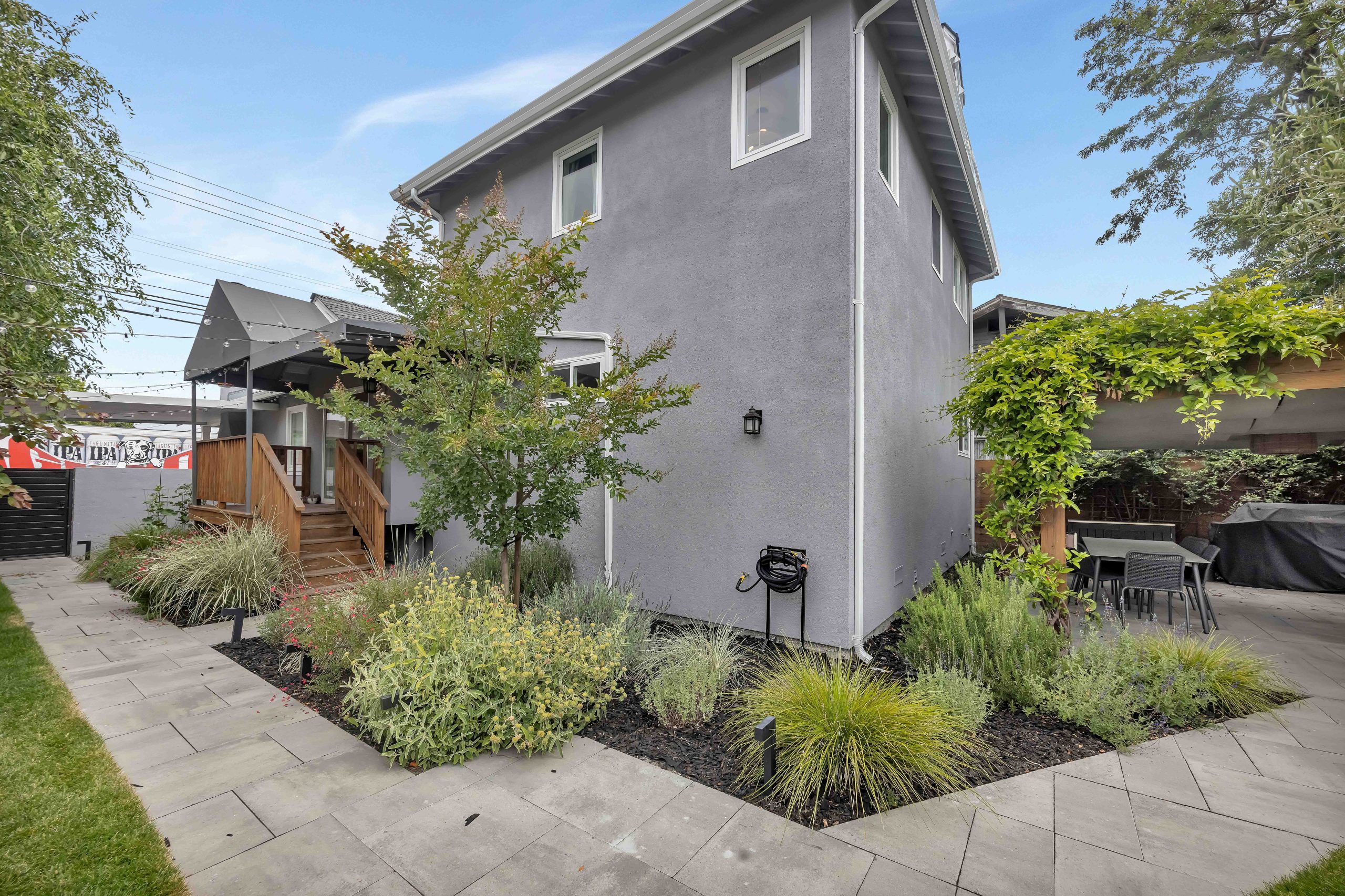 Front corner view of a second-story addition in Redwood City by New Bay Builders