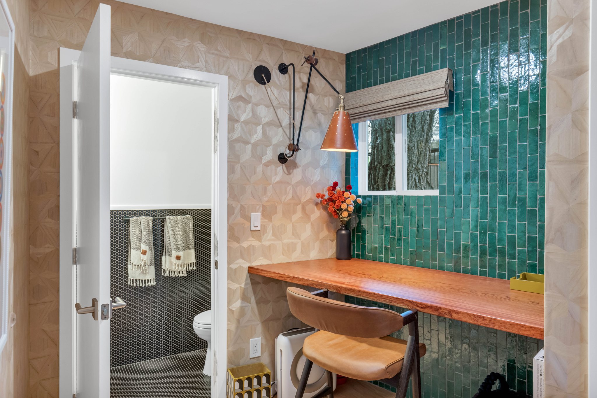 Kitchen detail, Snake Rd Oakland project by New Bay Builders